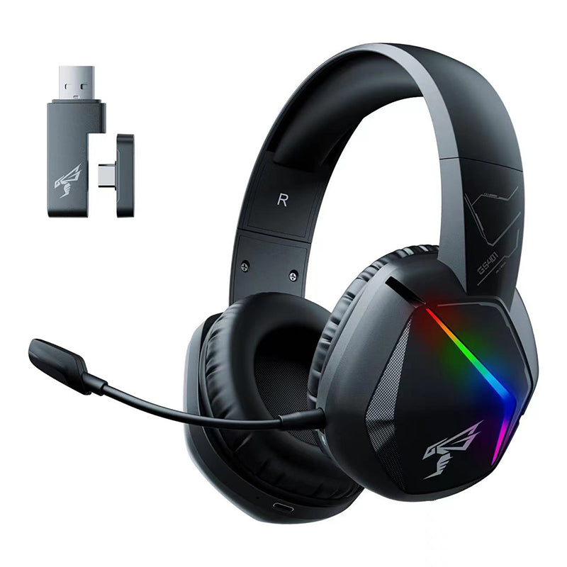 SOMIC GS Wireless 7.1 Headset de Gaming - Bateria de 45 Horas - Compatível com PC, PS5, PS4 Sem Fios & Todos os Dispositivos via Jack de Auriculares de 3.5mm