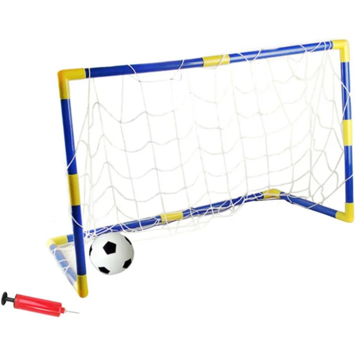 Portable Youth Soccer Goal with Inflator — Lightweight, Easy Assembly
