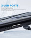 HV-F2056 Laptop Cooling Pad — Slim Stand with 3 Quiet Fans (Fits 12–17-inch)
