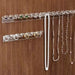 Necklace Storage Rack — 3/6/12/18pcs Wall-Mounted Anti-Tangle Jewellery Display with 8 Hooks