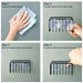 Multifunctional M‑Shaped Sponge Holder — Kitchen Sink Caddy Organizer, Rustproof Iron Sponge Caddy