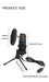 USB RGB Condenser Microphone — Wired Gaming & Streaming Mic for PC/Laptop