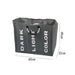 Foldable 3‑Section Laundry Hamper — Large Oxford Cloth with Aluminium Handle