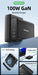 100W GaN USB‑C PD Fast Charger – Quick Charge 4.0/3.0 Desktop Station for iPhone 17 Pro Max