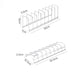 Stainless Steel Dish Draining Rack – Space‑saving Plate & Bowl Holder (Free‑standing)