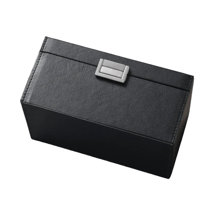 Faraday Key Fob Protector — RFID Signal-Blocking Box for Keyless Car Fobs, Faux Leather
