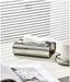 Stainless Steel Tissue Box — Irregular Pull-Paper Dispenser (Silver)