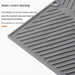 Silicone Kitchen Drain Mat — Non-Slip Heat-Resistant Drying Pad, Rectangle Trivet (Grey, S/M/L)