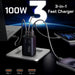 100W GaN USB‑C PD Charger (QC3.0, PPS) – Fast Charge for Laptop, iPad, iPhone 15/16 Pro Max, Samsung