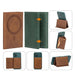 Trifold Magnetic PU Leather MagSafe Card Wallet for iPhone 16/15 Pro/Max/Plus/Mini