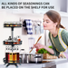 Rotating Kitchen Organiser — 360° Stainless Steel Turntable, 1/2/3-Tier (10-inch)