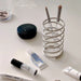 Stainless Steel Toothbrush & Makeup Brush Holder — 11 x 6.5 cm