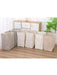 Collapsible Cotton Laundry Hamper with Handles — Large Capacity
