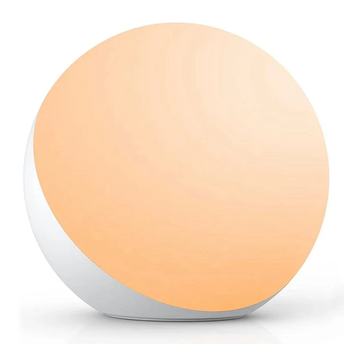 Candeeiro de Mesa Inteligente Regulável - Candeeiro de Secretária - Controlado por App/voz, LED RGB, Mudança de Cor, Candeeiro Tátil com Ficha UK - Ideal para Casas Inteligentes Modernas e Entusiastas de Tecnologia