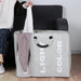 Foldable 3‑Section Laundry Hamper — Large Oxford Cloth with Aluminium Handle