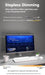 50cm Monitor Light Bar — USB Screen-Hanging Desk Lamp with Stepless Dimming