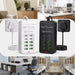 Portable Power Strip with USB‑A & USB‑C — 1.2m Cable, EU/UK/US Plug
