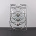 Five-Layer Wall-Mounted Pot Lid Rack — Iron Wire, Rust-Free, Silver