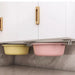 Stainless Steel Non-Perforated Kitchen Rack — Wall-Mounted Pot Lid & Cutting Board Holder