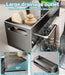 Extra-Large Carbon Steel Sink Caddy - Sponge & Soap Dish Countertop Organiser Rack