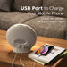 Wake-Up Light Alarm Clock with Sunrise/Sunset Simulation, Dual Alarms, FM Radio & Natural Sounds