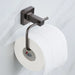 Gun Grey Bathroom Hardware Set — Towel Bar, Paper Holder, Ring & Hook