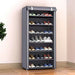 6–10 Tier Multi‑Layer Shoe Cabinet with Dust‑Proof Rolling Shutter — Space‑Saving, Easy Assembly