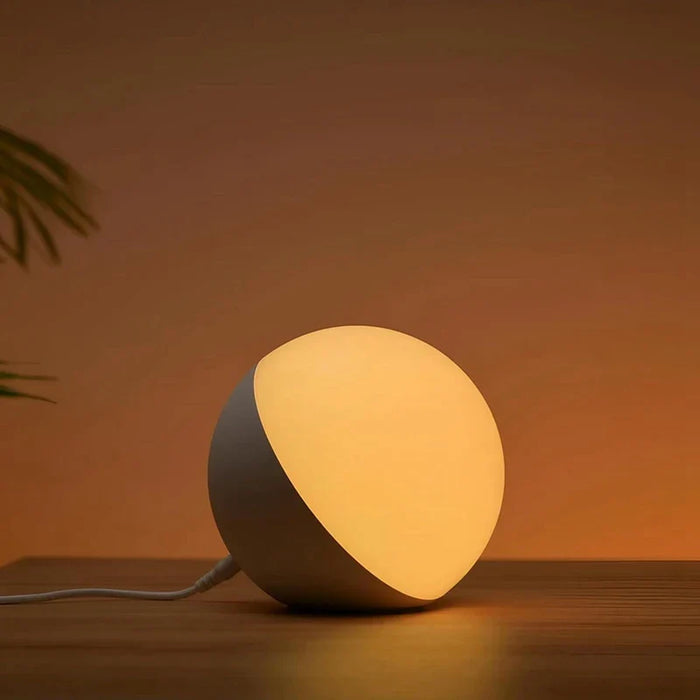 Candeeiro de Mesa Inteligente Regulável - Candeeiro de Secretária - Controlado por App/voz, LED RGB, Mudança de Cor, Candeeiro Tátil com Ficha UK - Ideal para Casas Inteligentes Modernas e Entusiastas de Tecnologia