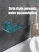 Self‑Adhesive Wall‑Mounted Soap Holder with Drain — Transparent & Colour Options