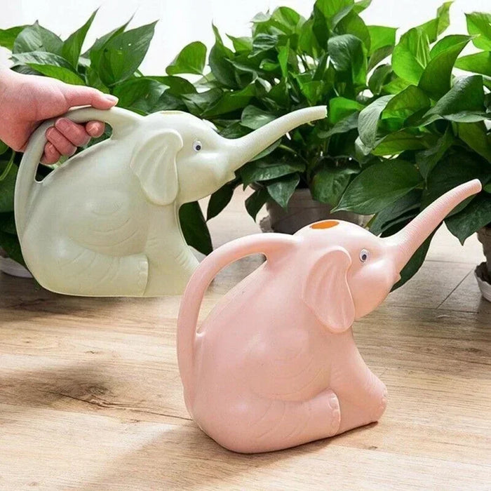 Elephant-Shaped PP Watering Can – 30 × 12 × 18 cm, Blue / Pink / Green