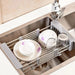 Adjustable Stainless Steel Extension Sink Rack — Foldable Dish & Fruit Drainer