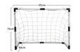 Portable Foldable Football Goal for Kids - Practice Net Frame