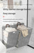 Foldable Adhesive Wall Laundry Hamper – Punch-Free Mesh Basket