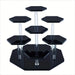 Hexagonal Acrylic Display Stand – Multi-Tier Storage for Jewellery, Cosmetics & Collectibles