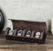 Vintage Genuine Leather Watch Roll Travel Case — 1/2/3/4/6/8 Slot Organiser