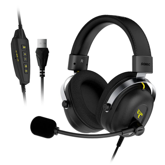 Commander G Series - Auriculares para juegos con sonido envolvente 7.1 para PC, PS5, PS4, Xbox y más
