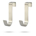 S-shaped Metal Over-Cabinet Door Hooks — Multi-purpose Kitchen & Bathroom Storage