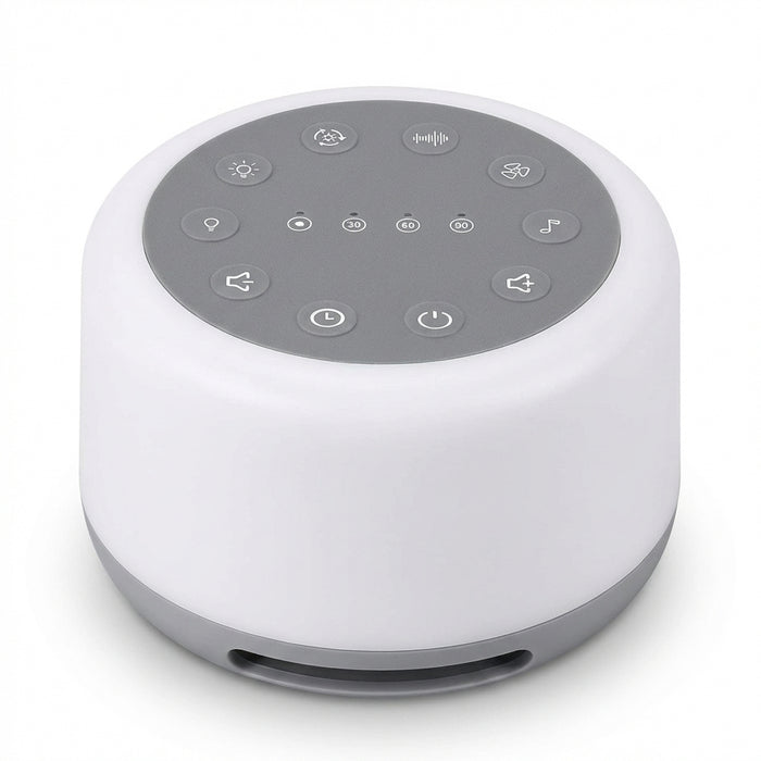 7‑Colour Night Light & 24‑Sound Sleep Machine — Rechargeable White Noise Speaker