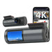4K Wi‑Fi GPS Dash Cam — Mini Front DVR with 24‑Hour Parking Mode & G‑Sensor