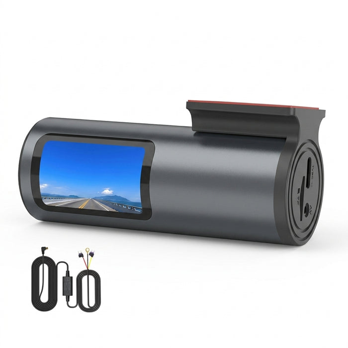 4K WiFi GPS Dash Cam — Mini Front DVR with 24‑Hour Parking Mode & G‑Sensor