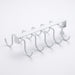 Under-Cabinet Kitchen Organiser Rack with Hooks — Holds Paper Towels, Cutting Boards & Lids
