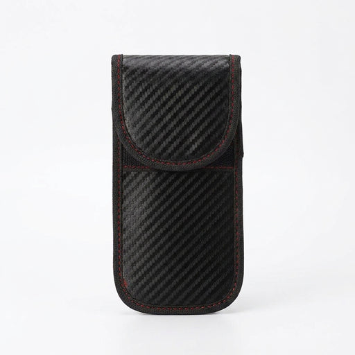 Car Key Signal Blocker Pouch — Faraday RFID Blocking Fob Case (Black)