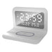 15W Qi Wireless Charger Stand with Alarm Clock & Thermometer (USB-C)