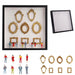 Mini Museum Silhouette Photo Box – DIY Memory Display Kit with Frames & Figurines