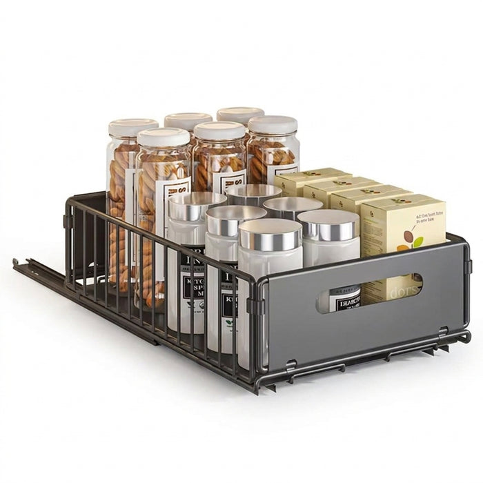 Pull-Out Cabinet Organiser – Slide Drawer Spice & Storage Rack