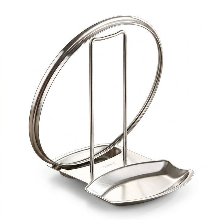 Stainless Steel Detachable Pot Lid & Utensil Rack