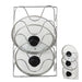5-Tier Wall-Mounted Pot Lid & Cutting Board Organiser — 29.5 x 18.5cm